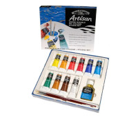 Набор водорастворимых масляных красок Winsor Newton Artisan, 10 цветов по 37 мл.