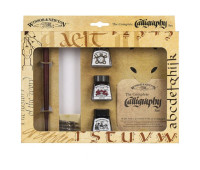 Набір для каліграфії з чорнилом, пір'ям та папером Complete Calligraphy Set, 11 предметів, Winsor Newton