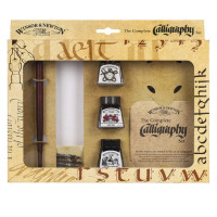 Набір для каліграфії з чорнилом, пір'ям та папером Complete Calligraphy Set, 11 предметів, Winsor Newton