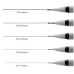 Набор лайнеров Winsor Newton Fineliners Black 0,1, №0,3, №0,5, №0,8, №1