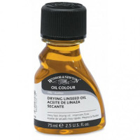 Олія лляна темна для масляних фарб, швидковисихаюча Drying Linseed Oil, 75 мл Winsor Newton