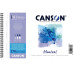 Альбом для акварелі на спіралі Canson Montval Torchon Bloc 12 листів 270 г/м2, 13,5х21 см
