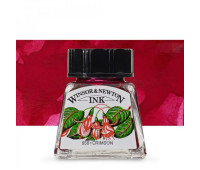 Туш художня Drawing Inks, №958 Crimson, Winsor Newton Малиновий
