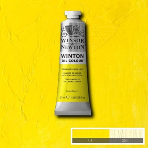 Масляная краска Winton от Winsor Newton, 37 мл, Кадмий Лимонный
