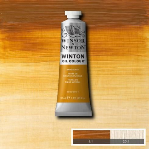 Масляна фарба Winton від Winsor Newton, 37 мл, №552 Сієна