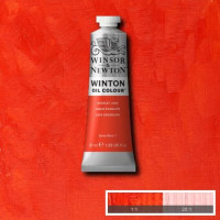 Масляная краска Winton от Winsor Newton, 37 мл, №603 Озеро Скарлет