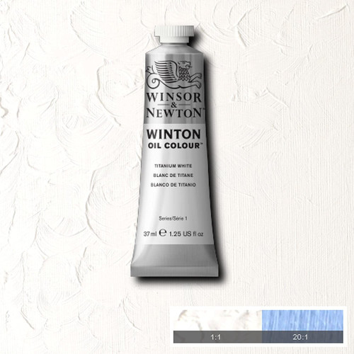 Масляная краска Winton от Winsor Newton, 37 мл,№644 Титановые белила