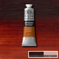 Водорастворимая масляная краска WINSOR NEWTON Artisan 37 мл, №074 Burnt sienna