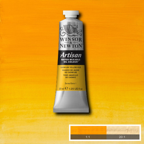 Водорастворимая масляная краска WINSOR NEWTON Artisan 37 мл №109 Cadmium yellow hue Желтый кадмий