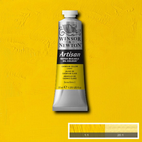 Водорастворимая масляная краска WINSOR NEWTON Artisan 37 мл №113 Cadmium yellow light Светло-желтый кадмий