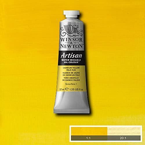 Водорастворимая масляная краска WINSOR NEWTON Artisan 37 мл №119 Cadmium yellow pale hue Пастельно-желтый кадми