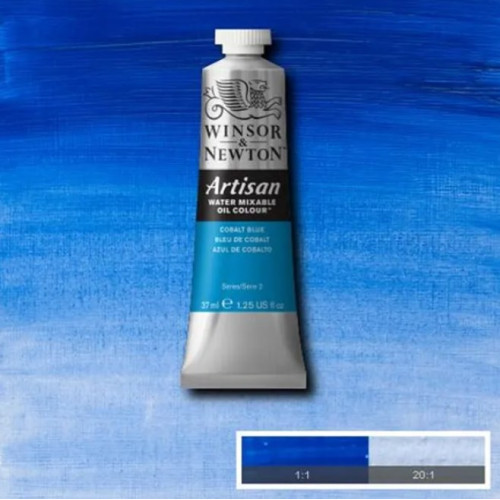 Водорастворимая масляная краска WINSOR NEWTON Artisan 37 мл №178 Cobalt blue Синий кобальт