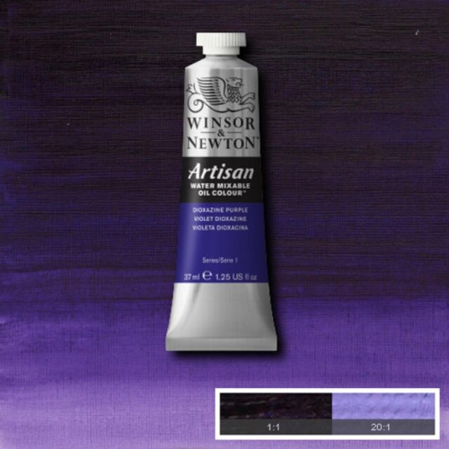 Масляна водорозчинна фарба WINSOR NEWTON Artisan 37 мл №229 Dioxazine purple Фіолетовий