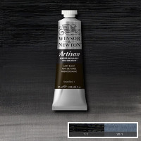 Масляна водорозчинна фарба WINSOR NEWTON Artisan 37 мл №337 Lamp black Чорний