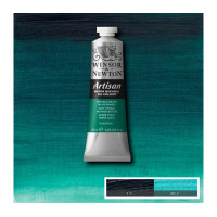 Водорастворимая масляная краска WINSOR NEWTON Artisan 37 мл, №522 Phthalo green/Blue shade Зеленый с синим оттенком