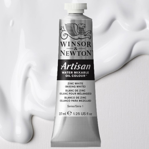 Водорастворимая масляная краска WINSOR NEWTON Artisan 37 мл №748 Zinc white/Mixing white Цинковые белила