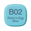 Маркер Copic Marker, №B-02 Robin's egg blue тускло-голубой - товара нет в наличии
