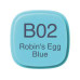 Маркер Copic Marker №B-02 Robin's egg blue тьмяно-блакитний