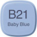 Маркер Copic Marker №B-21 Baby blue Ніжно-синій