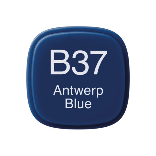 Маркер Copic Marker, №B-37 Antwerp blue Насыщенно-синий