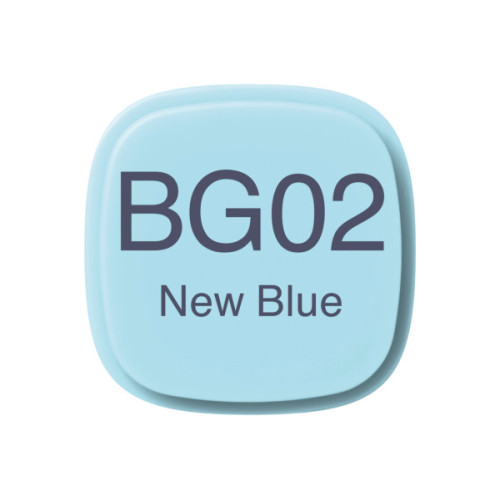 Маркер Copic Marker, №BG-02 New blue Морской голубой