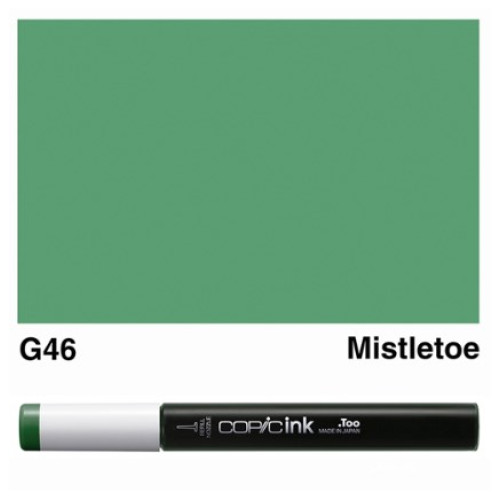 Заправка для маркерів COPIC Ink №G46 Mistletoe Зелена омела, 12 мл