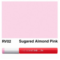 Заправка для маркеров COPIC Ink №RV02 Sugared almond pink Миндально-розовый 12 мл