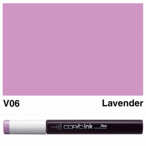 Заправка для маркеров COPIC Ink, №V06 Lavender Лавандовая, 12 мл