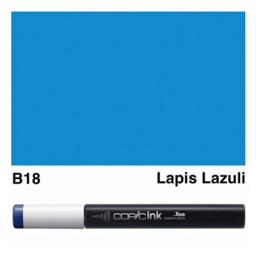 Заправка для маркеров COPIC Ink, №B18 Lapis lazuli Лазурит, 12 мл