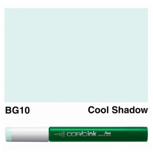 Заправка для маркеров COPIC Ink, №BG10 Cool Shadow Голубо-зеленый, 12 мл