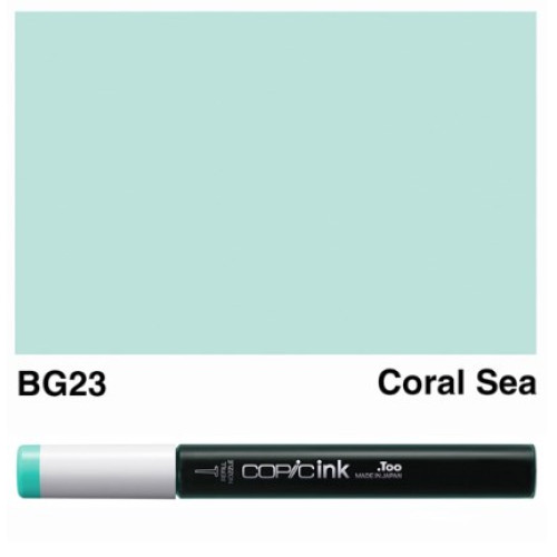 Заправка для маркеров COPIC Ink, №BG23 Coral sea Коралловое море, 12 мл