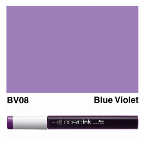 Заправка для маркеров COPIC Ink №BV08 Blue violet Фиолетово-голубой 12 мл
