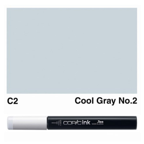 Заправка для маркерів COPIC Ink, №C2 Cool gray Холодний сірий, 12 мл