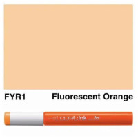 Заправка для маркеров COPIC Ink, №FYR1 Fluorescent orange Флуоресцентный оранжевый, 12 мл