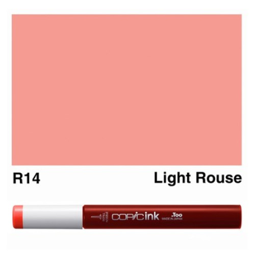 Заправка для маркеров COPIC Ink, №R14 Light Rouge Светлый розовый, 12 мл