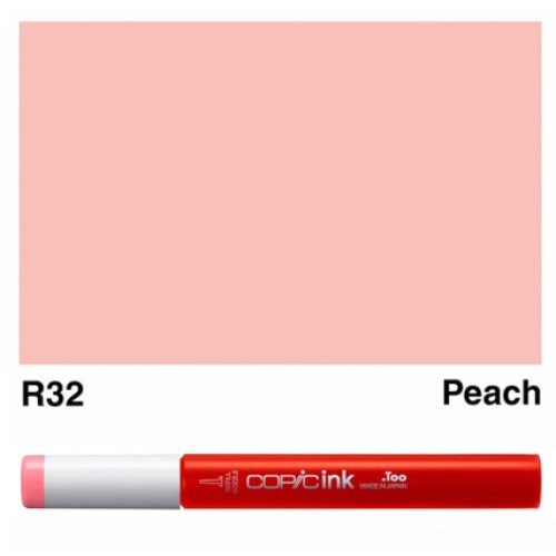Заправка для маркеров COPIC Ink, №R32 Peach Персиковый, 12 мл