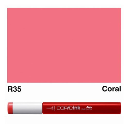 Заправка для маркеров COPIC Ink, №R35 Coral Коралловый, 12 мл