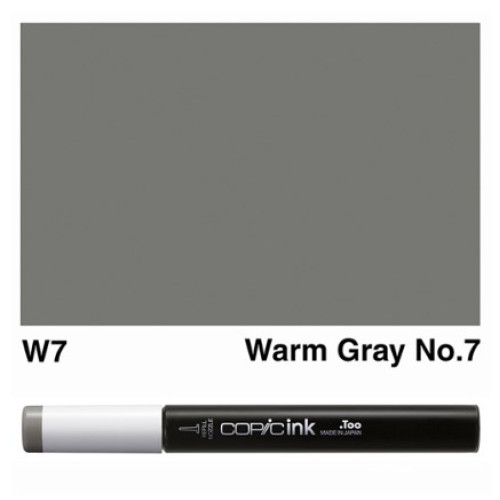 Заправка для маркеров COPIC Ink, №W7 Warm gray Теплый серый, 12 мл