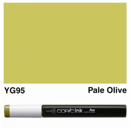 Заправка для маркеров COPIC Ink, №YG95 Pale olive Пастельно-оливковый, 12 мл