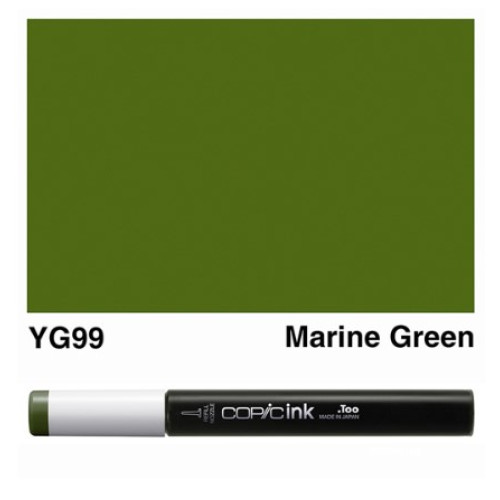 Заправка для маркерів COPIC Ink №YG99 Marine green Темно-елений, 12 мл