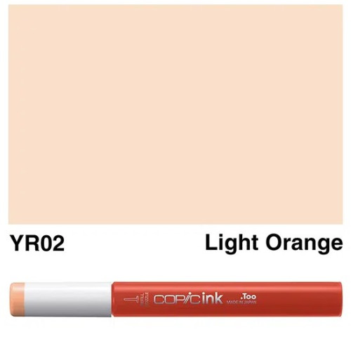 Заправка для маркеров COPIC Ink, №YR02 Light orange Оранжевый светлый, 12 мл