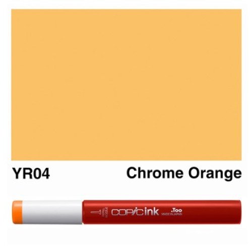 Заправка для маркерів COPIC Ink №YR04 Chrome orange Помаранчевий хром, 12 мл