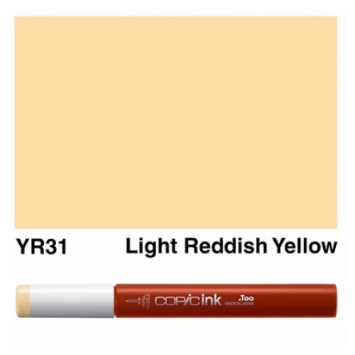 Заправка для маркеров COPIC Ink, №YR31 Light reddish yellow Светлый красно-желтый, 12 мл