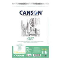 Альбом для графики на спирали Canson 1557 Croquis, 120 гр, A4 50 листов