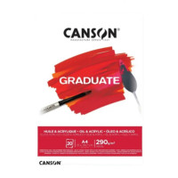 Альбом блок для акрилу та олії Graduate Oil Acrylic, А4 21х29,7 см, 290 г/м2, 20 листів