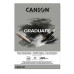 Альбом для змішаних технік Canson Graduate Mix Media Grey 30 аркушів 220 г/м2, А5 14,8 х21 см