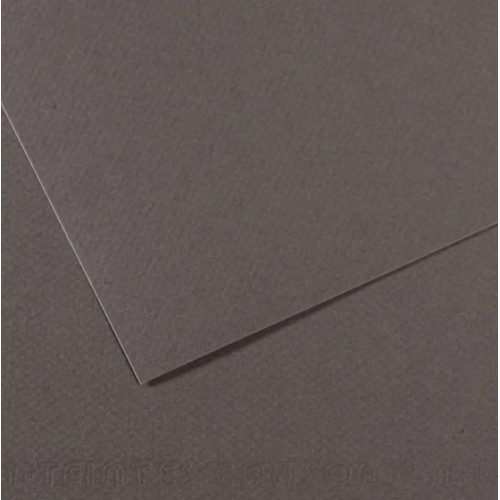 Папір для пастелі Canson Mi-Teintes, №345 Темно-сірий Dark gray, 160 г/м2, 75x110 см