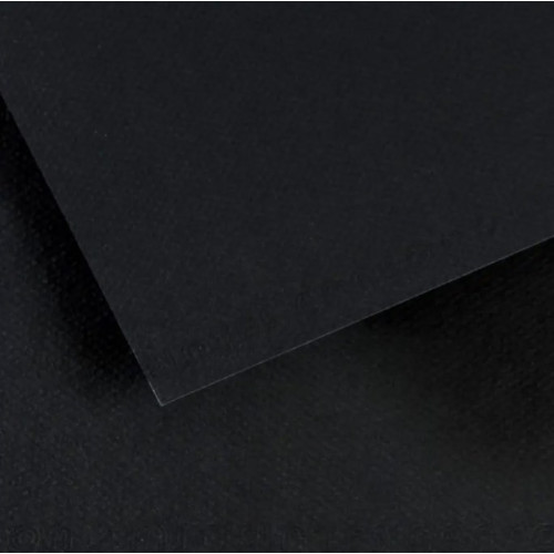 Папір для пастелі Canson Mi-Teintes, №425 Чорний Blak, 160 г/м2, 75x110 см