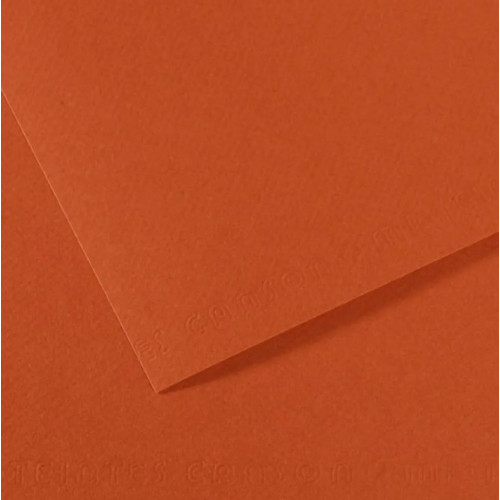 Папір для пастелі Canson Mi-Teintes, №130 Червона глина Red earth, 160 г/м2, 75x110 см
