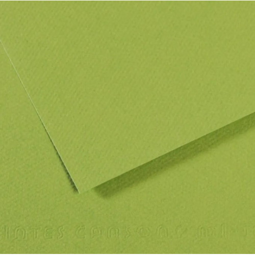 Папір для пастелі Canson Mi-Teintes, №475 Яблучно-зелений Apple green, 160 г/м2, 75x110 см